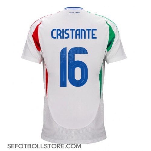 Italien Bryan Cristante #16 Replika Bortatröja EM 2024 Kortärmad